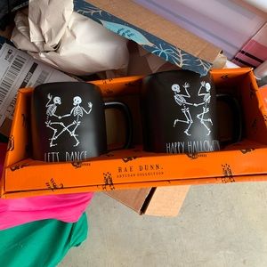Rae Dunn Halloween mugs
